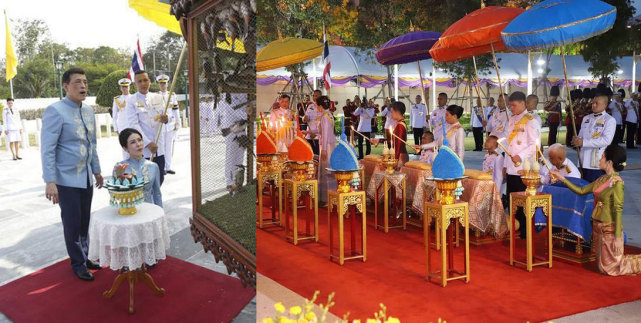 68岁泰王下跪视频,68岁泰王罕见下跪