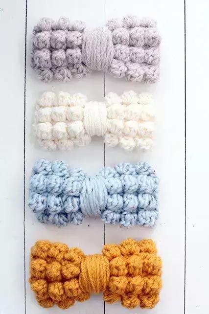 小的丝带蝴蝶结发饰教程,小的蝴蝶结发饰系法