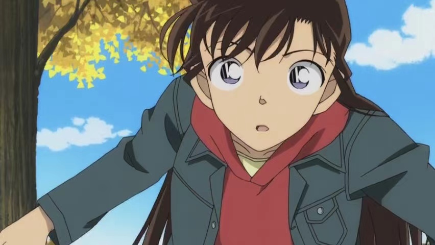 毛利兰穿短裙子,毛利兰穿柯南衣服