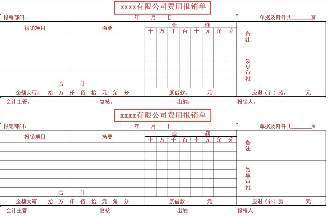 财务报销流程及注意事项表格,财务报销单流程及处理