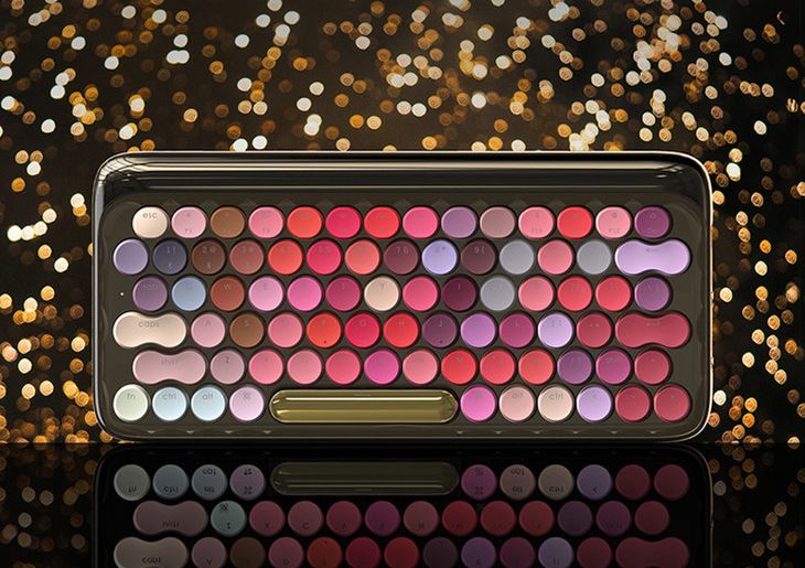 口红色号蓝牙机械键盘，抚慰程序猿的少女心