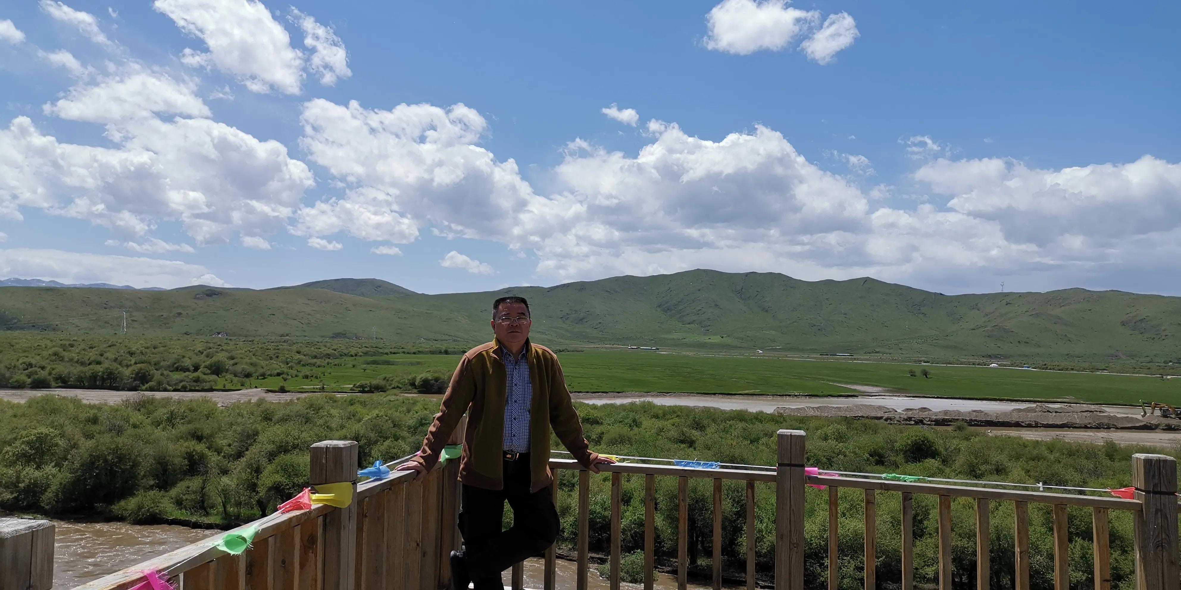 美不胜收的红原大草原,最美蓝天白云大草原