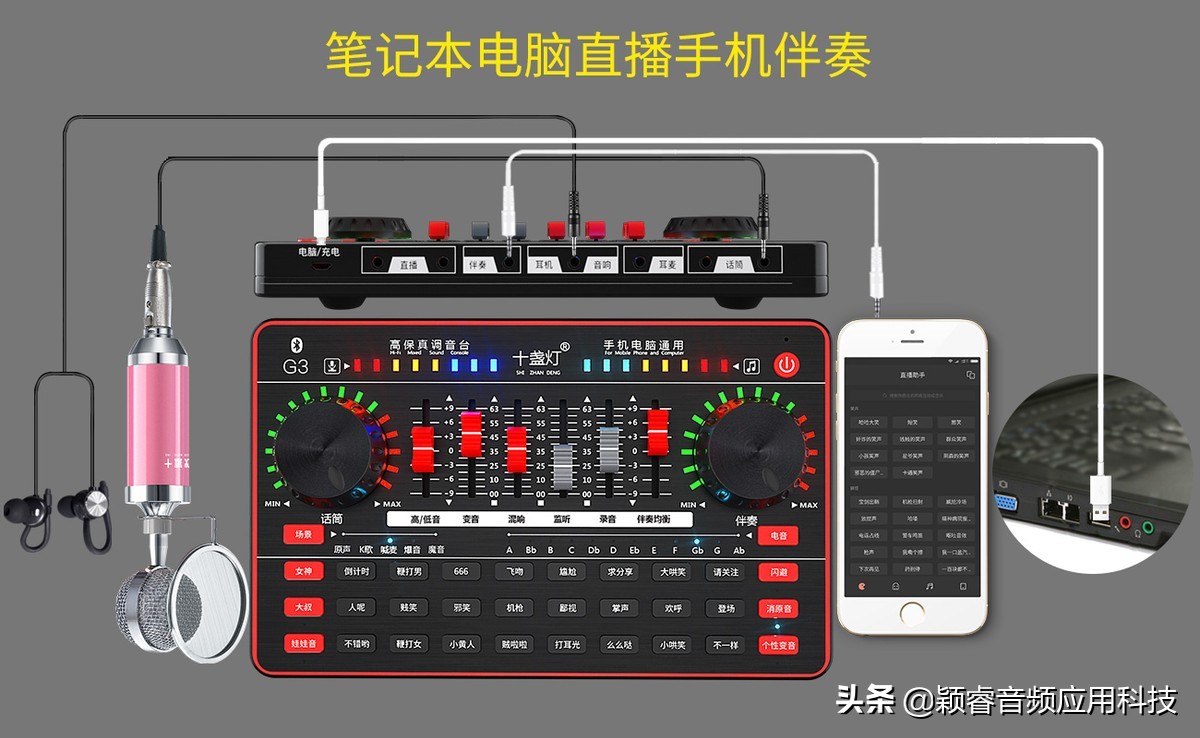 十盏灯声卡g3调试教程,声卡十盏灯怎么使用