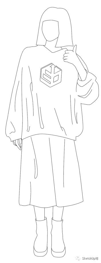 如何把女朋友放入SU当模板？嘿嘿嘿