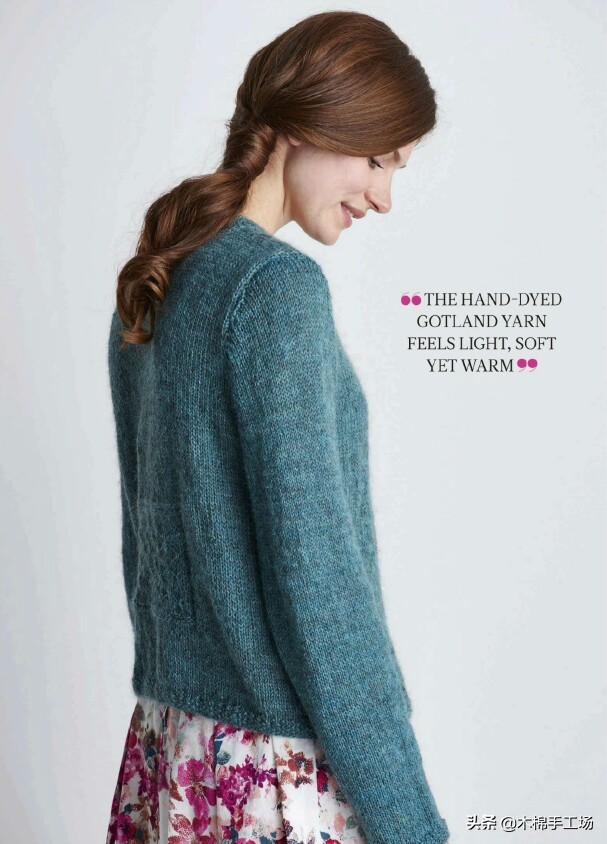 好看的开衫设计感,浅蓝色小开衫洋气上档次