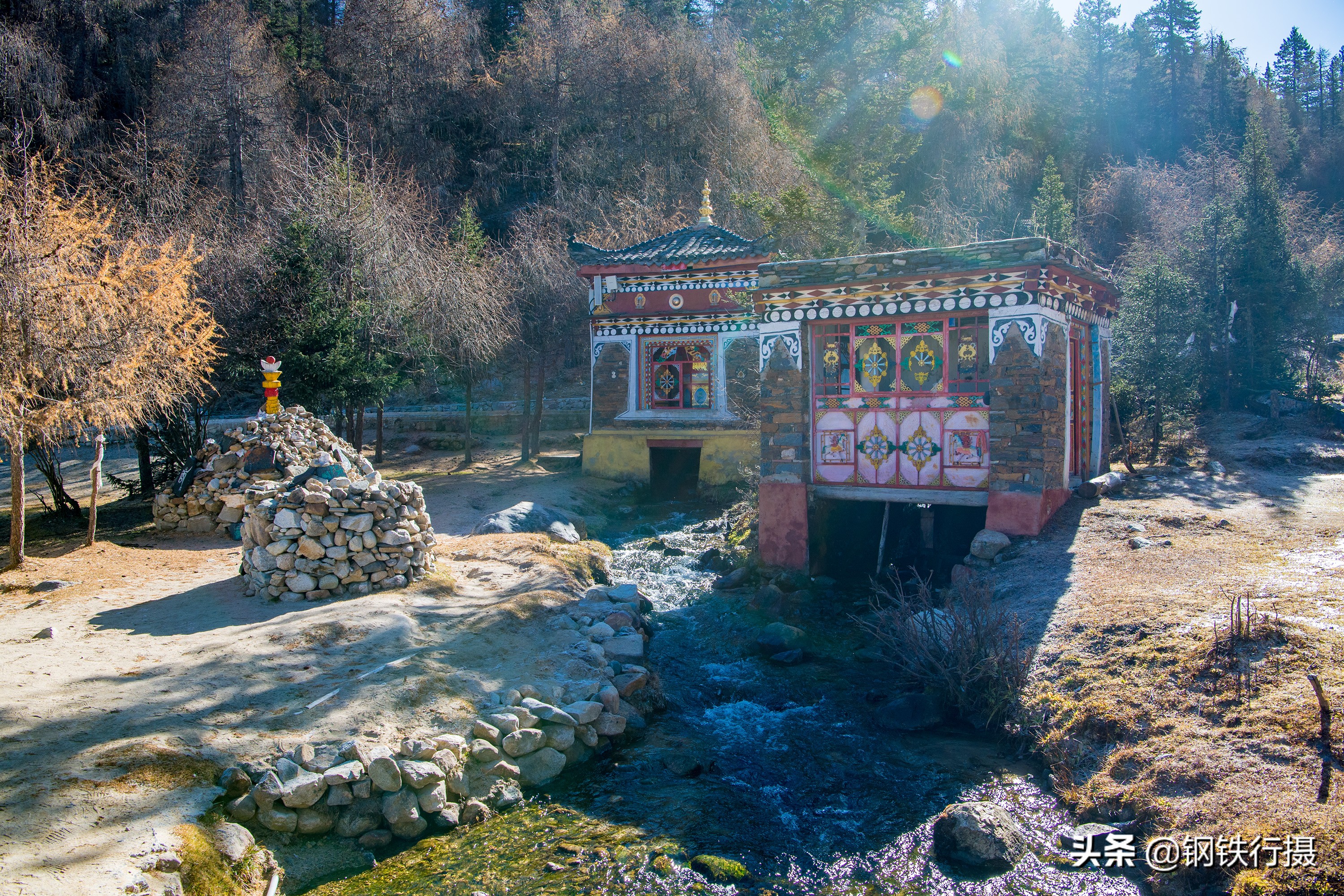 木格措秋景视频,木格措景区秋天风景
