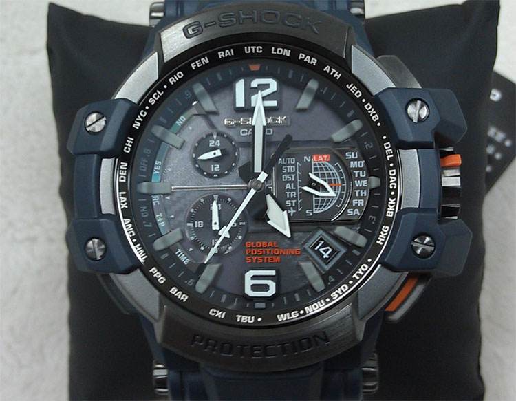 最耐用卡西欧G-SHOCK空中霸者系列带六局电波太阳能指南针的手表