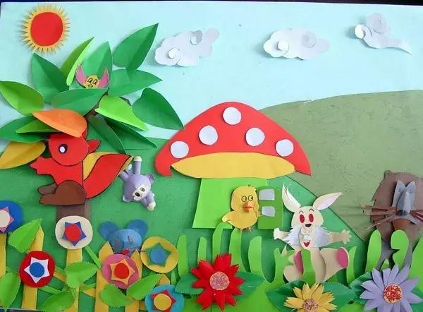 幼儿园墙壁装饰简单环创,幼儿园环创可爱墙面布置简单大气