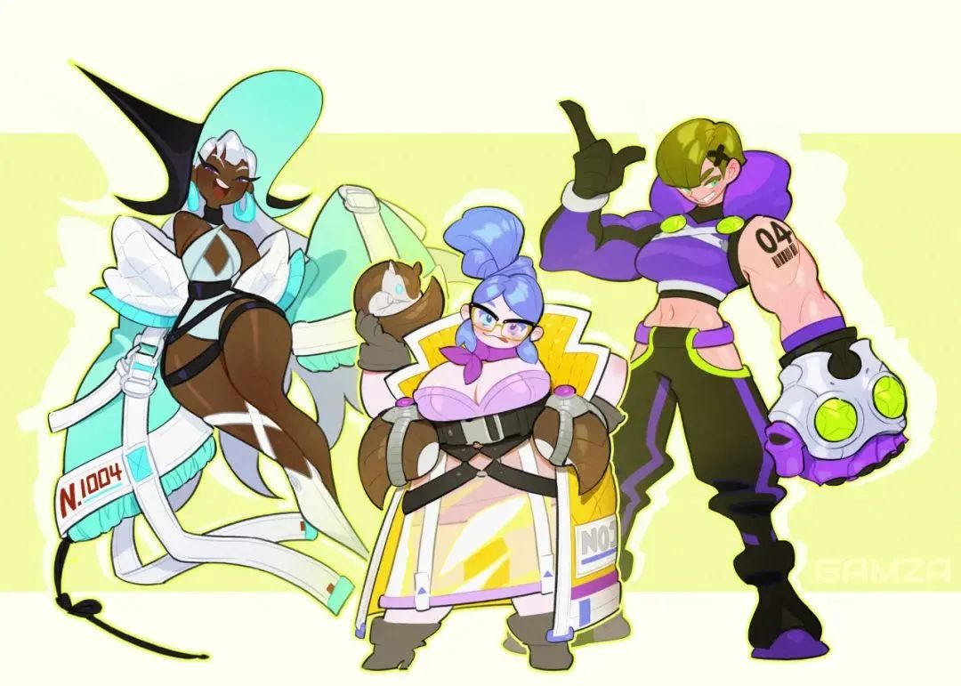 LEEMK,GAMZA/贯彻爱与真实的邪恶|插画分享