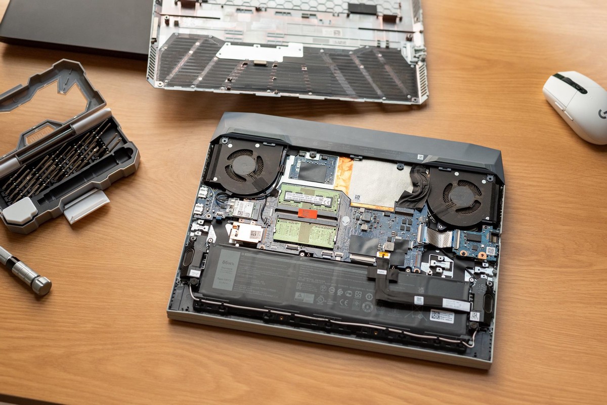 戴尔g15笔记本电脑如何清理垃圾,戴尔g15笔记本清灰拆卸