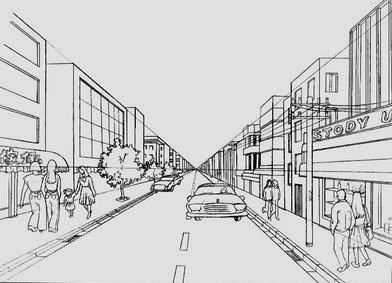 绘画初学者怎么学好画两点透视,绘画基础一点透视的画法