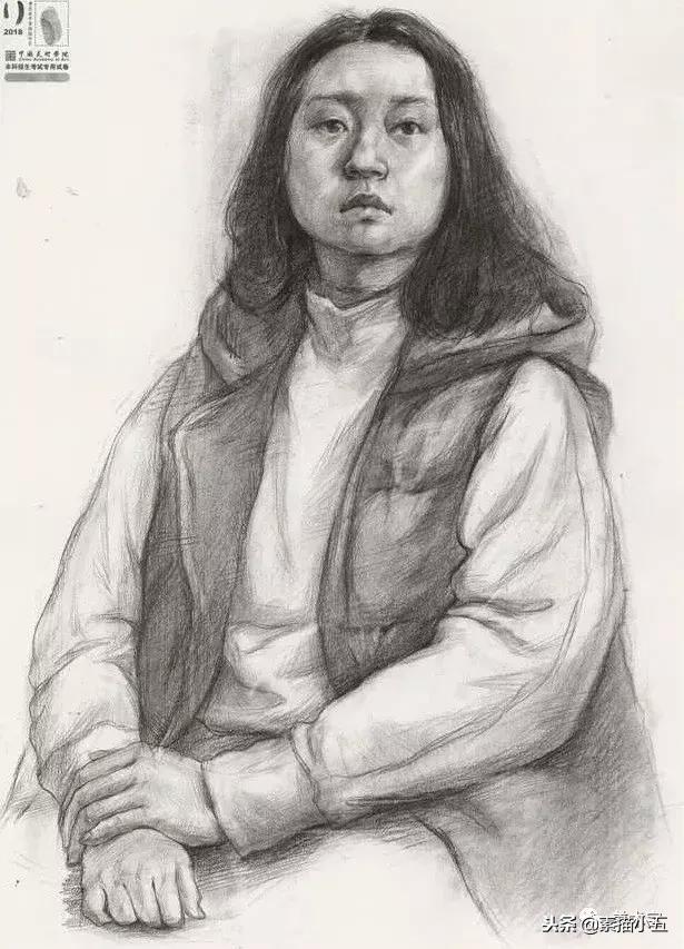 国美素描高分卷子图片,国美色彩高分卷2012