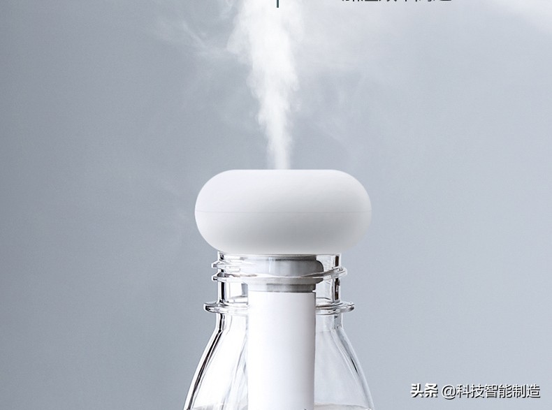 加湿黑科技,采用超声波雾化原理,每秒震动1500000次,颠覆传统