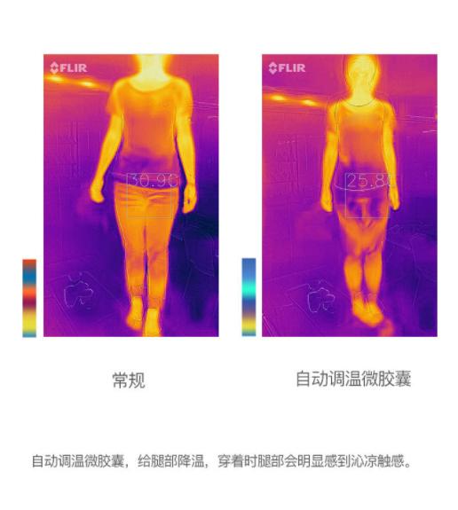 夜光凉感魔力裤,夜光冰感魔力裤