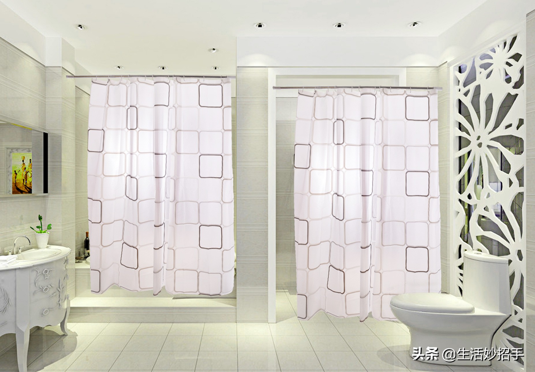 防水浴帘挑选,浴帘选什么样的