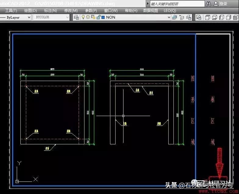 cad中如何设置出图比例,cad按比例打印大图