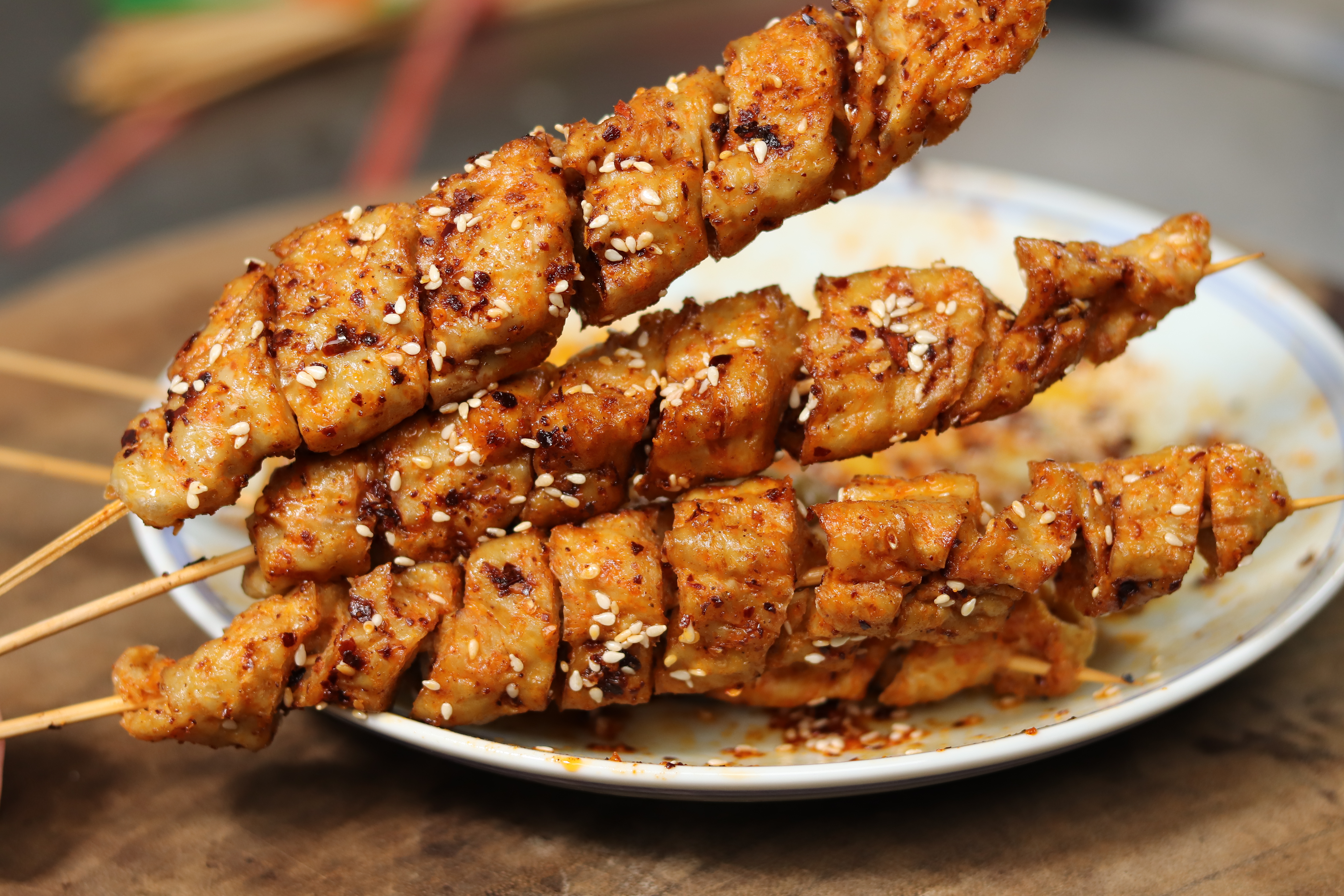 自己做烤面筋一年能挣多少,烤面筋挣钱不