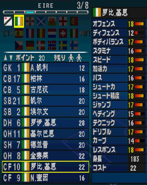 实况足球两个前锋的阵容,实况足球两个中锋阵容