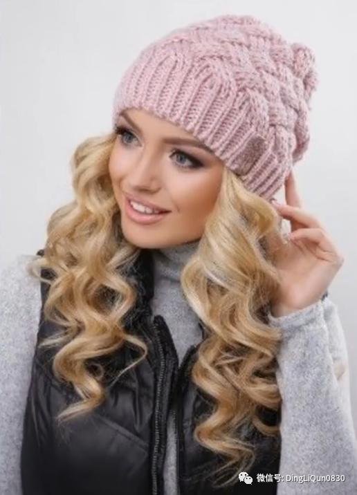 针织帽子简单款好看的,纯手工针织年轻人戴的帽子教程