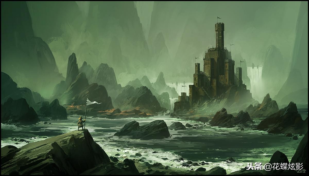 chatgpt场景原画,宏大的游戏场景原画图片