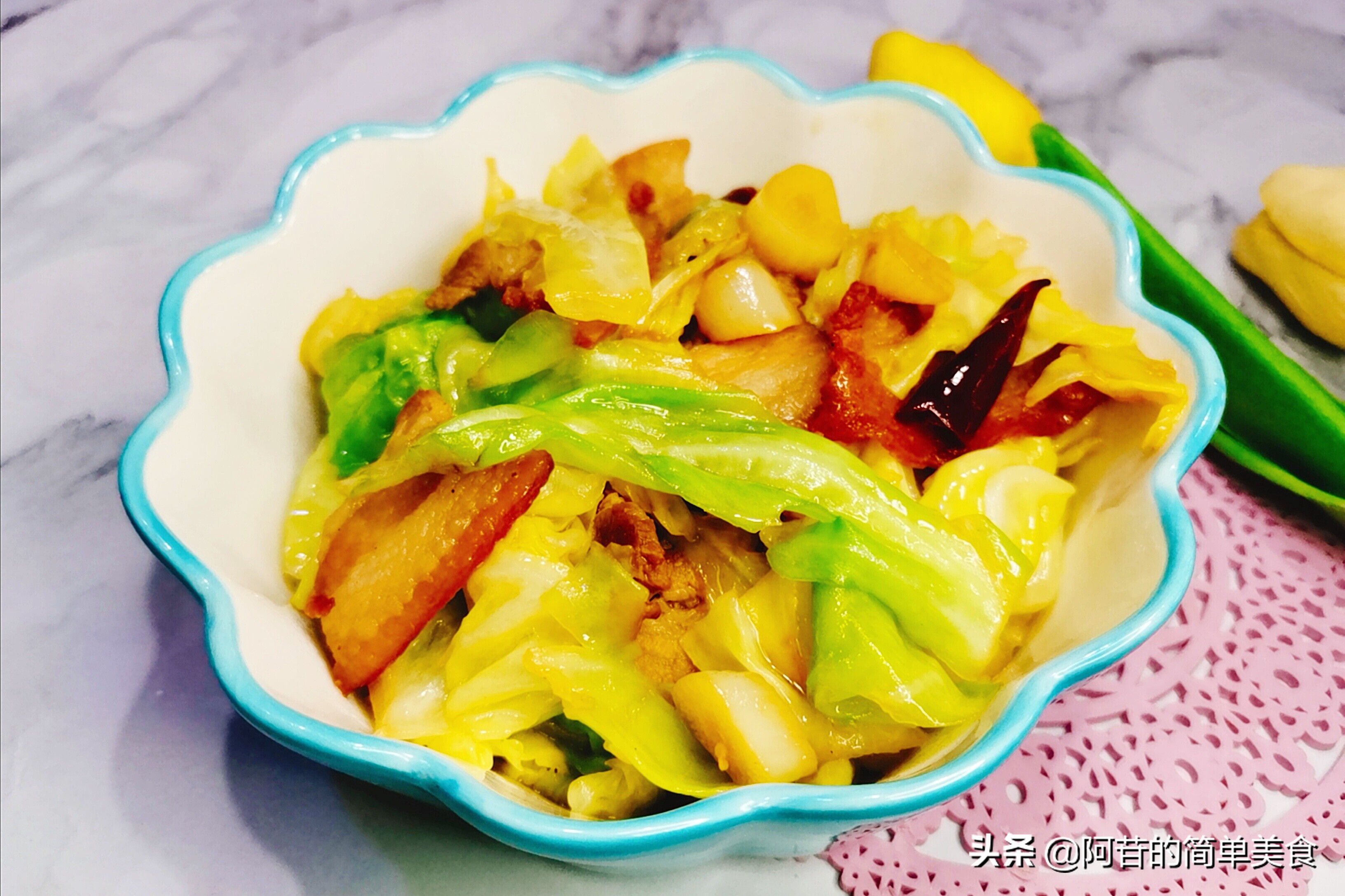 卷心菜炒五花肉的做法,卷心菜炒五花肉片做法大全