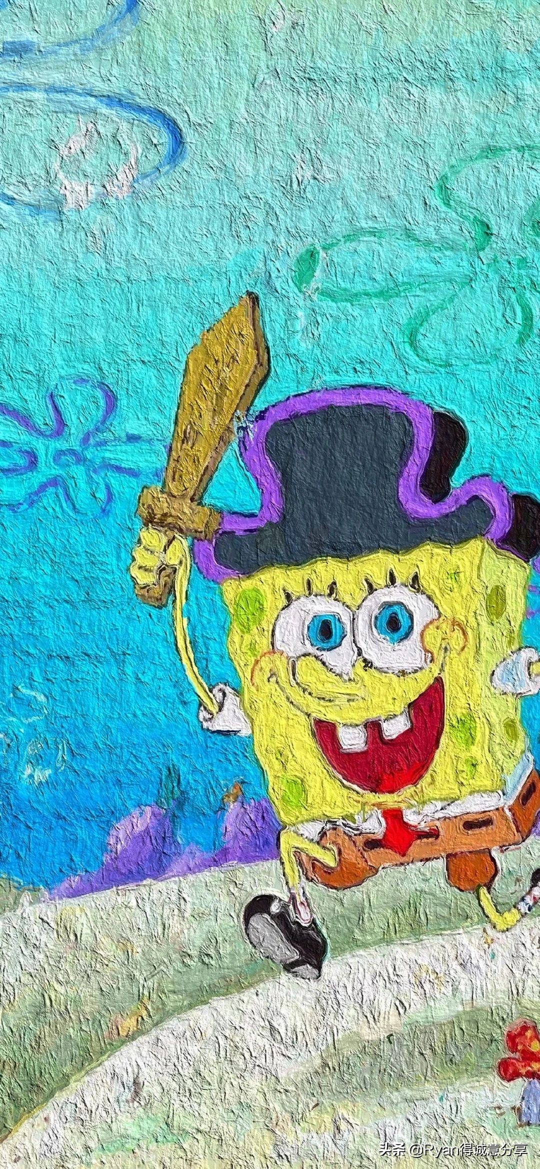 海绵宝宝詹韦连线壁纸,海绵宝宝壁纸桌面主题