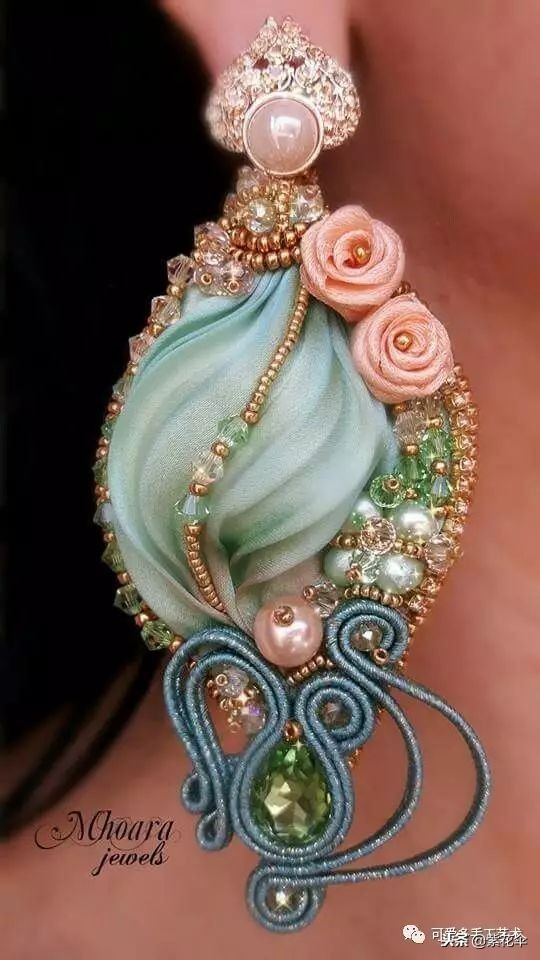 绸带编织花样大全,散珠子手工串珠教程