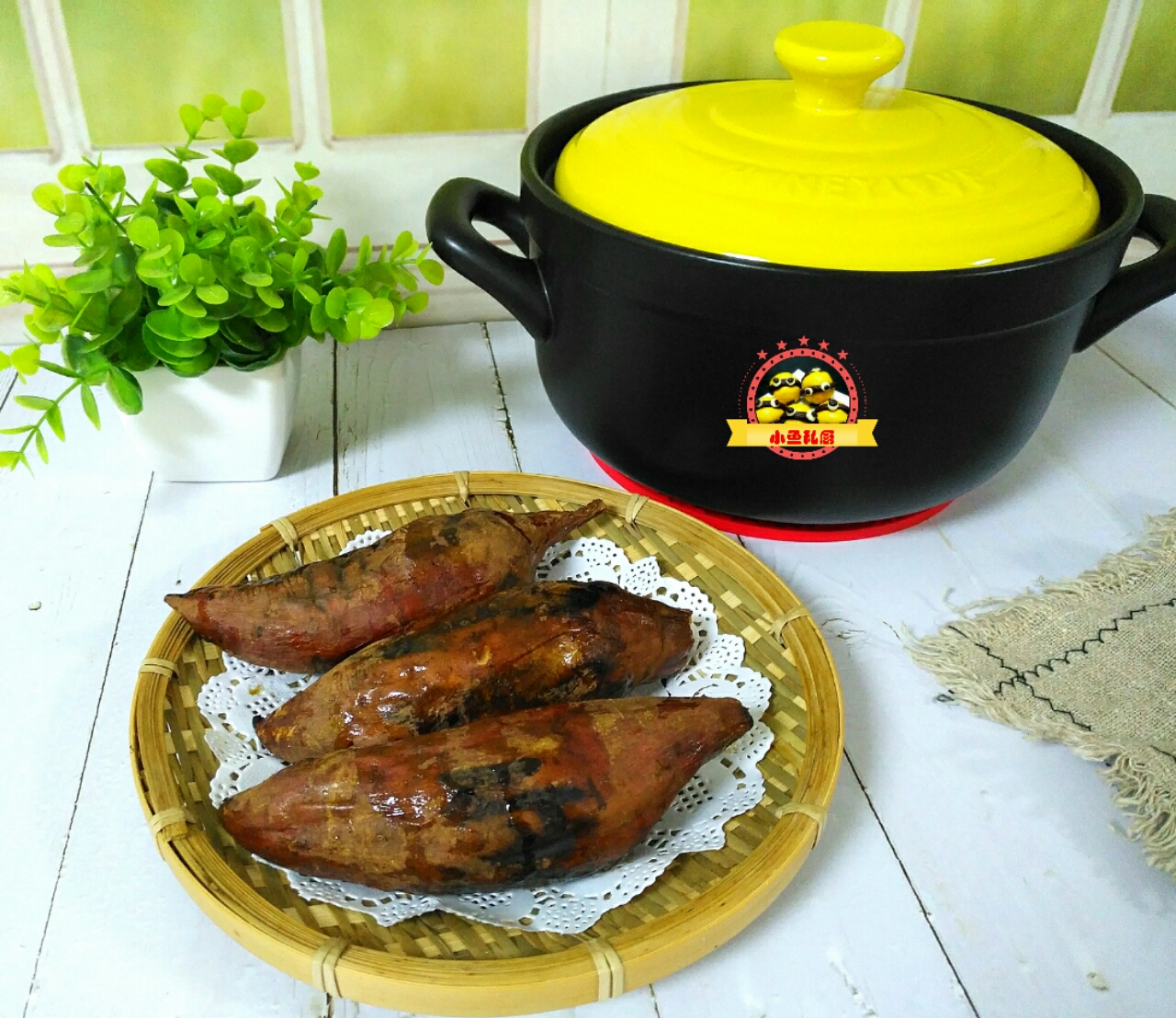 在家如何用砂锅烤红薯,烤红薯原来这么简单只用电饭煲
