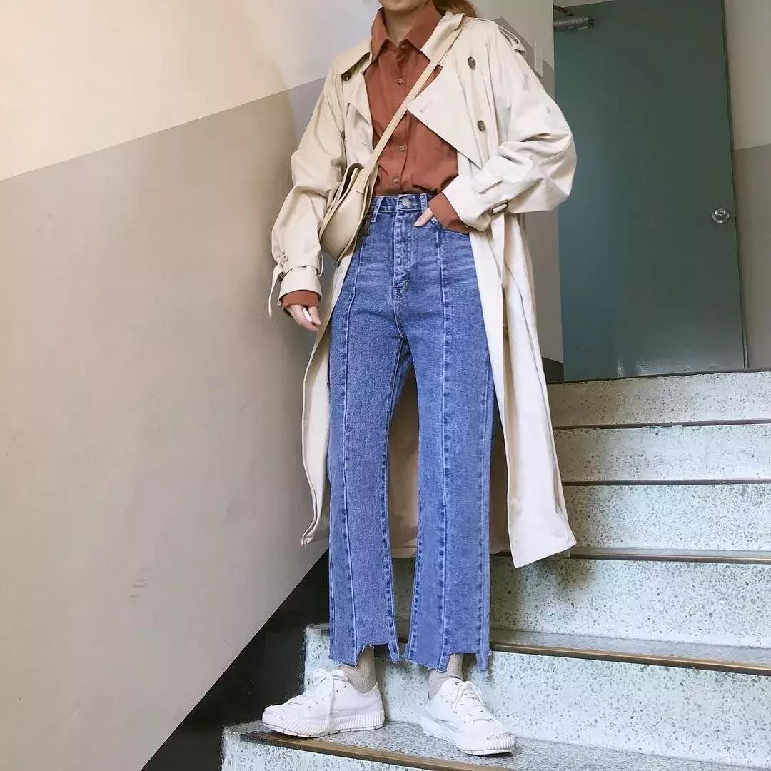 胖妹妹上衣显瘦秋天新款,超显瘦的裤子学生党秋天