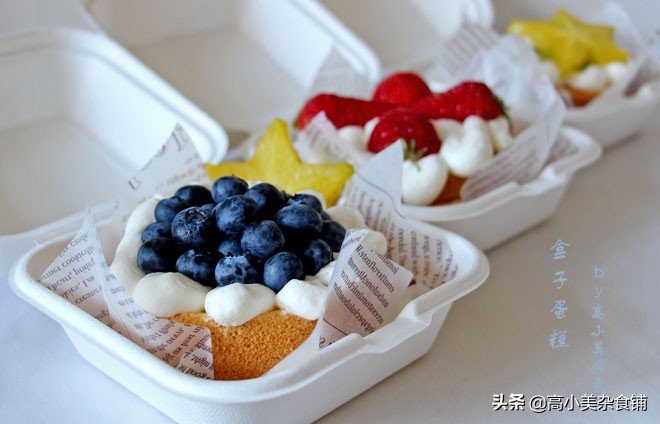 盒子千层蛋糕怎么做简单又好吃,网红盒子蛋糕超好吃