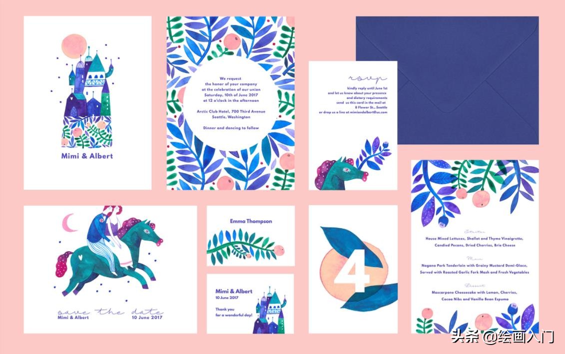 彩蛋绘画简单图案民族风,清新的民族风格