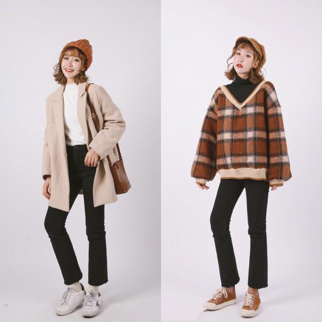 适合小个子搭牛仔裤的外套,小个子女穿什么裤子搭配好看冬季