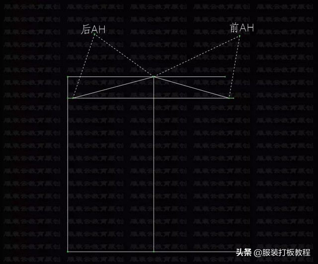 大海服装落肩袖卫衣裁剪图,100码幼童落肩袖卫衣裁剪方法