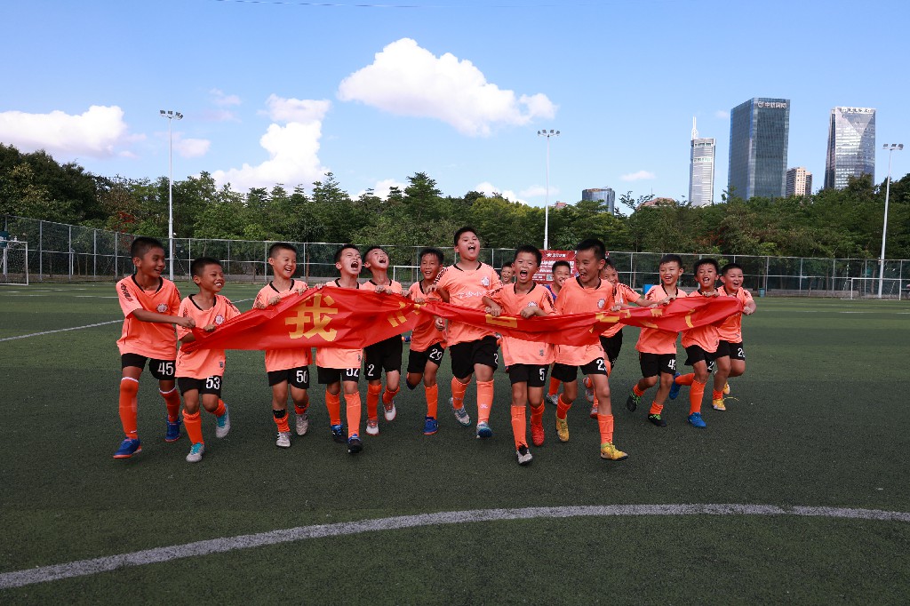 福田超级联赛小学生足球赛U10组结束,下沙小学勇夺冠军