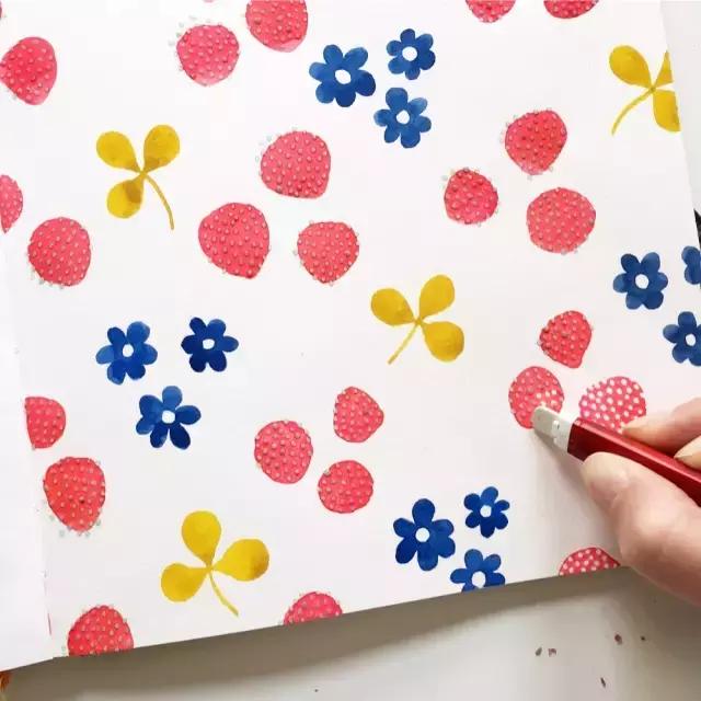 手残党零基础画,纹理画教程初学者