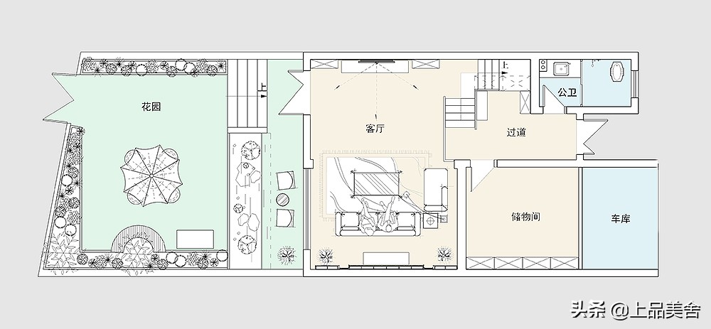 新中式复式沙发背景墙极简高级感,挑高意式极简沙发背景墙高级感