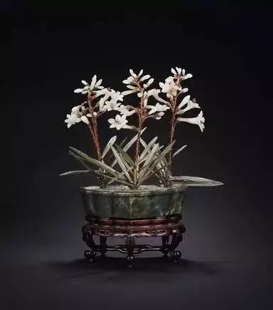 故宫里的玉石盆景,故宫景泰蓝盆景欣赏