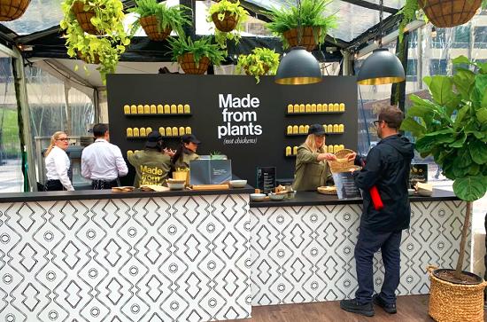 素肉汉堡肉饼,素食鸡蛋汉堡的做法