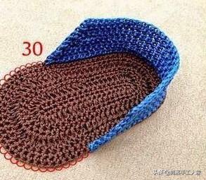 一步一步教你织宝宝鞋,宝宝鞋怎么织全过程