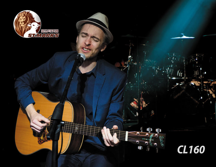 小磊评测·圣马可CL160吉他评测·音色试听·银标系列