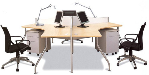 办公室屏风桌效果图,l型屏风办公桌缺点