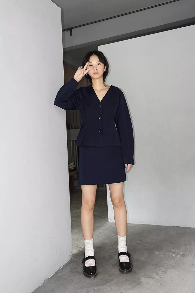 优雅连衣裙穿搭夏天,秋冬黑色西装连衣裙穿搭技巧