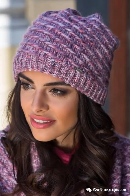 针织帽子简单款好看的,纯手工针织年轻人戴的帽子教程