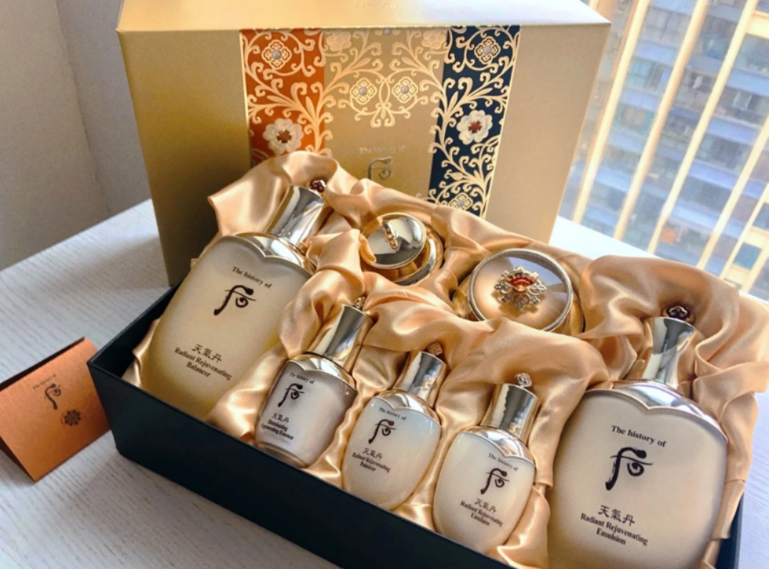 韩国whoo护肤品套装正品,whoo拱辰享和天气丹水乳测评