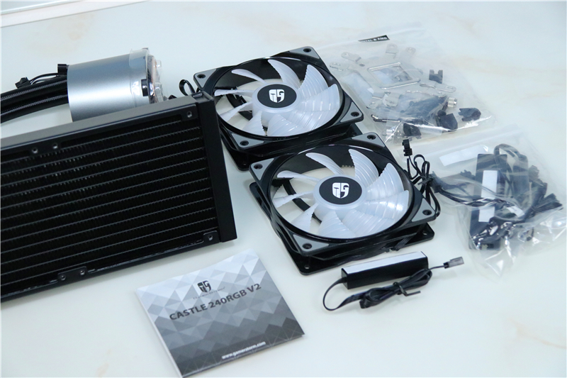 九州风神冰堡垒青春版水冷,九州风神玄冰55机箱配风扇