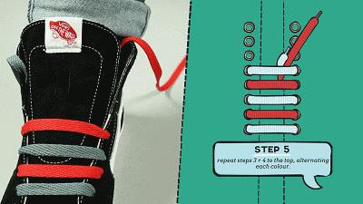 夏天鞋带这样系好穿又时髦,把鞋带怎么绑更紧