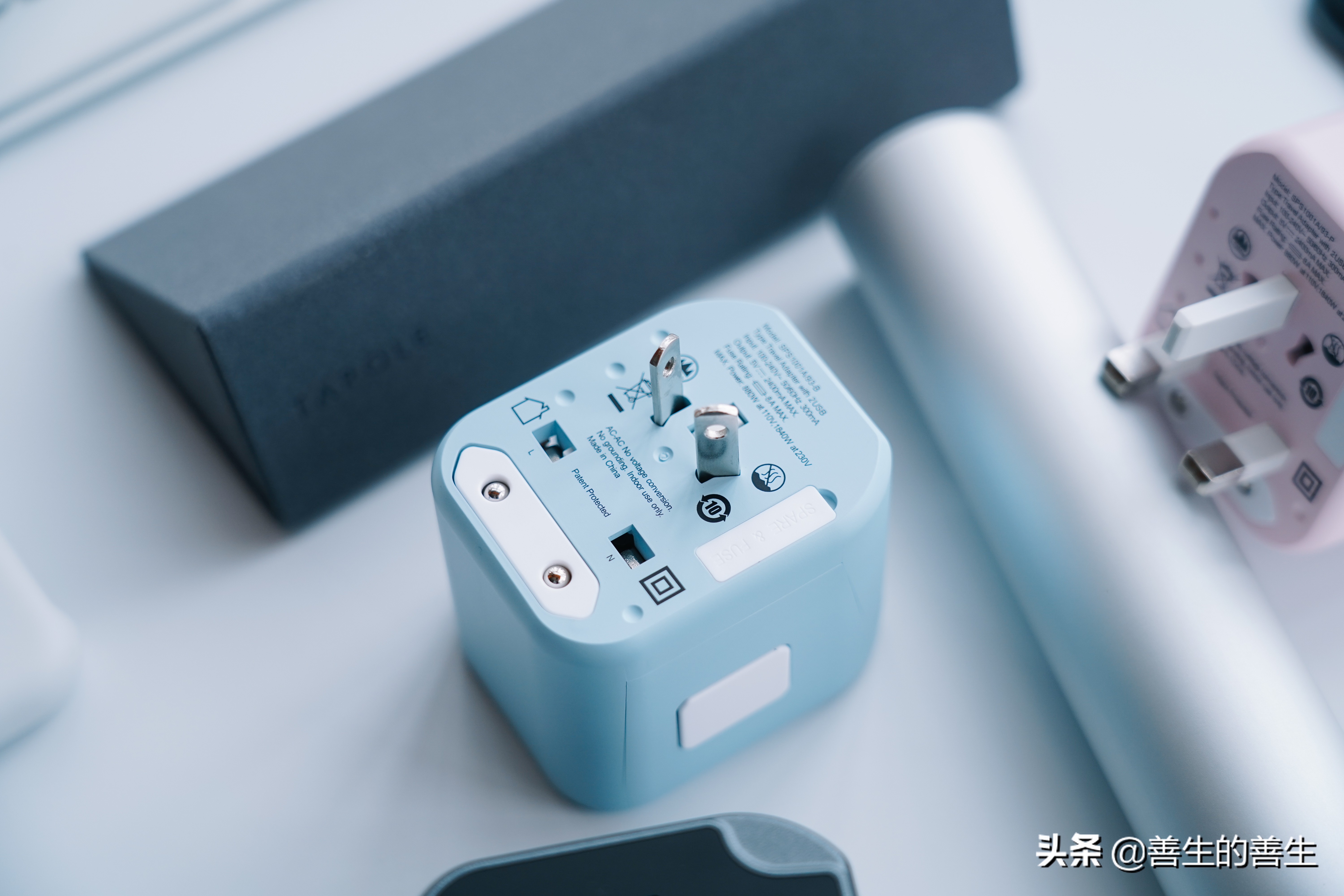 出国只带一个行李箱,飞利浦三脚usb插座评测