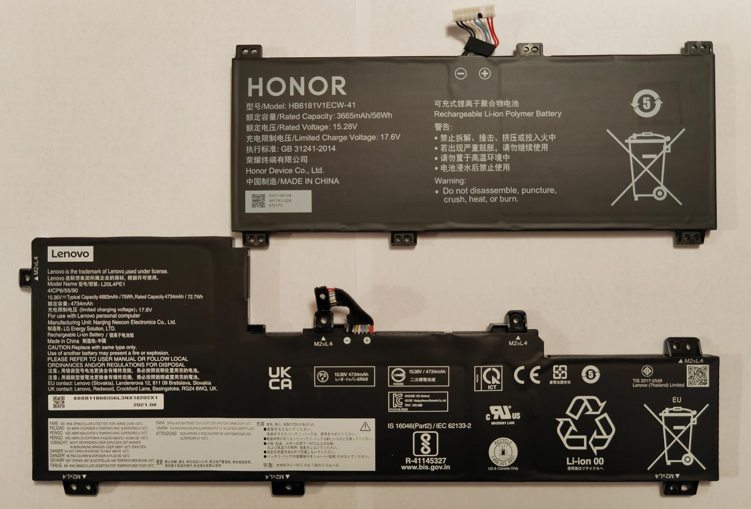 联想16+和荣耀16哪个好,荣耀和联想笔记本2021