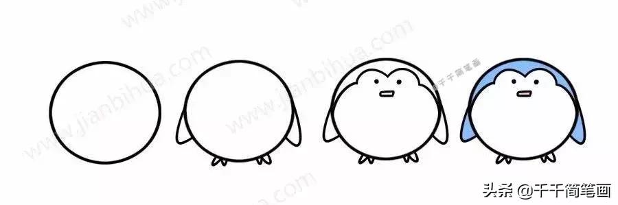 超级可爱的简笔画动物头像,呆萌小动物头像图片简笔画