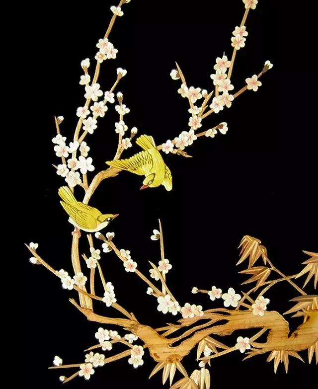 麦秆画芦苇画,最好看的麦秆画